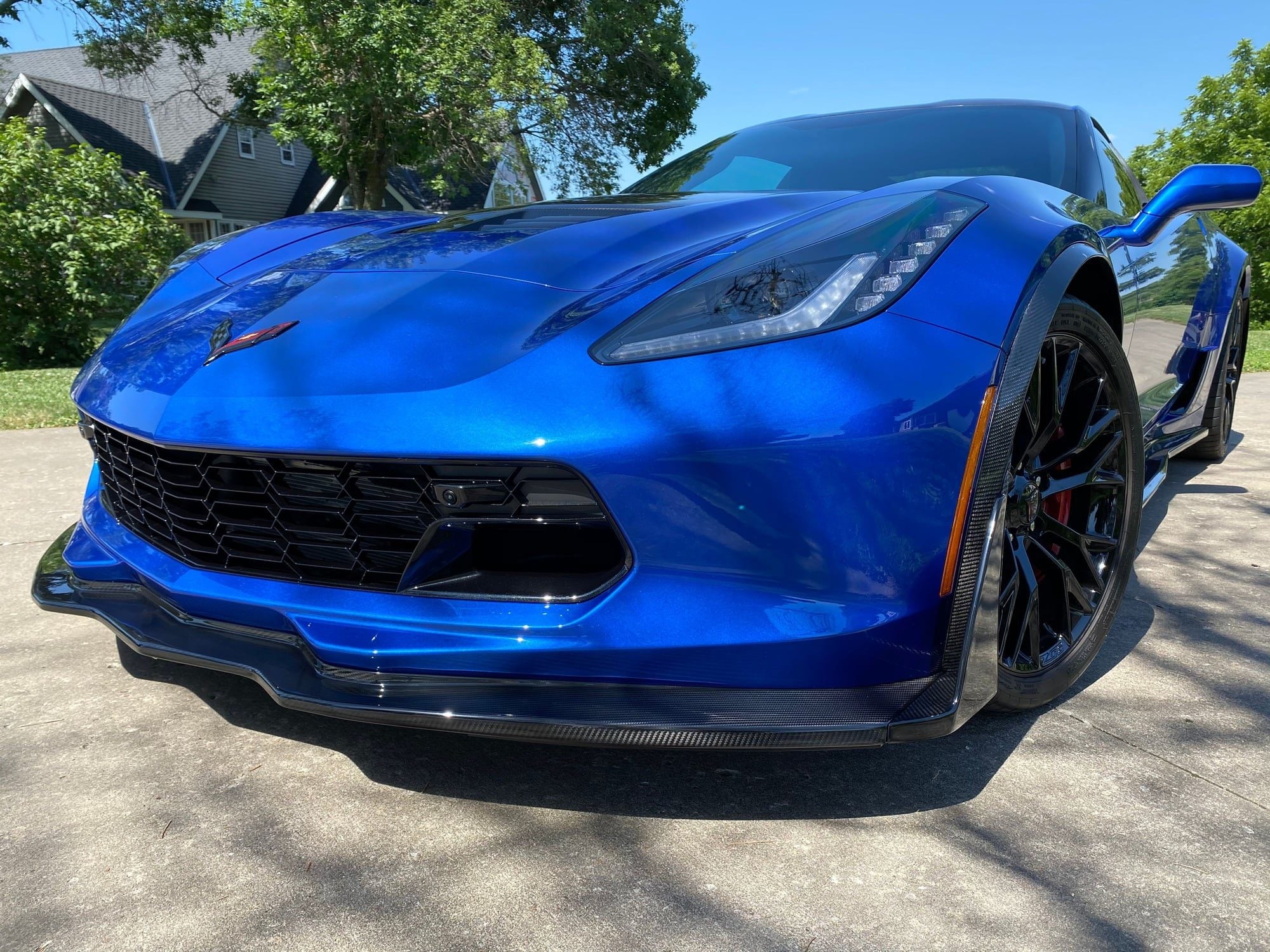 Luxury Sports APR Style Carbon Front Lip For Chevrolet Corvette C7 -PP