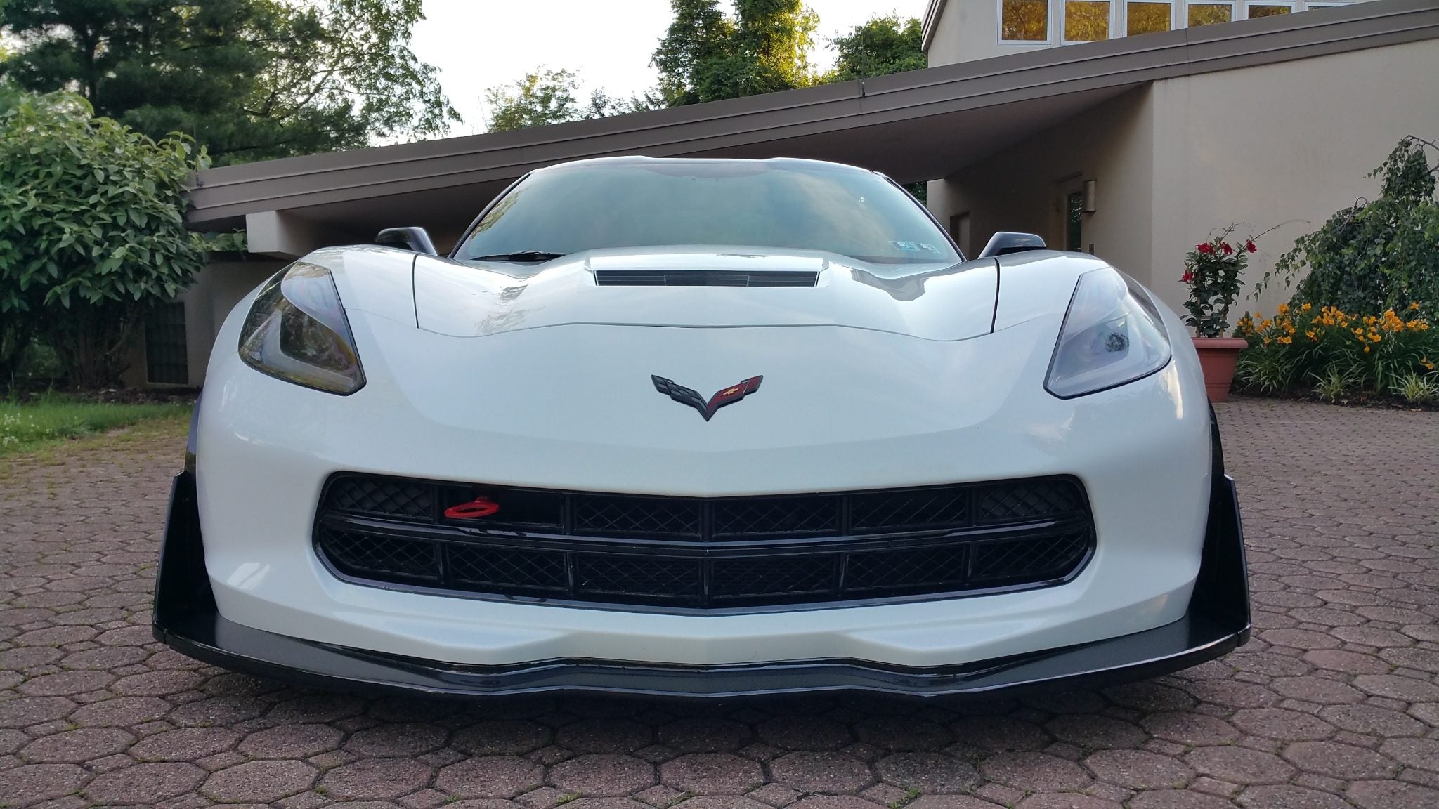 Luxury Sports APR Style Carbon Front Lip For Chevrolet Corvette C7 -PP