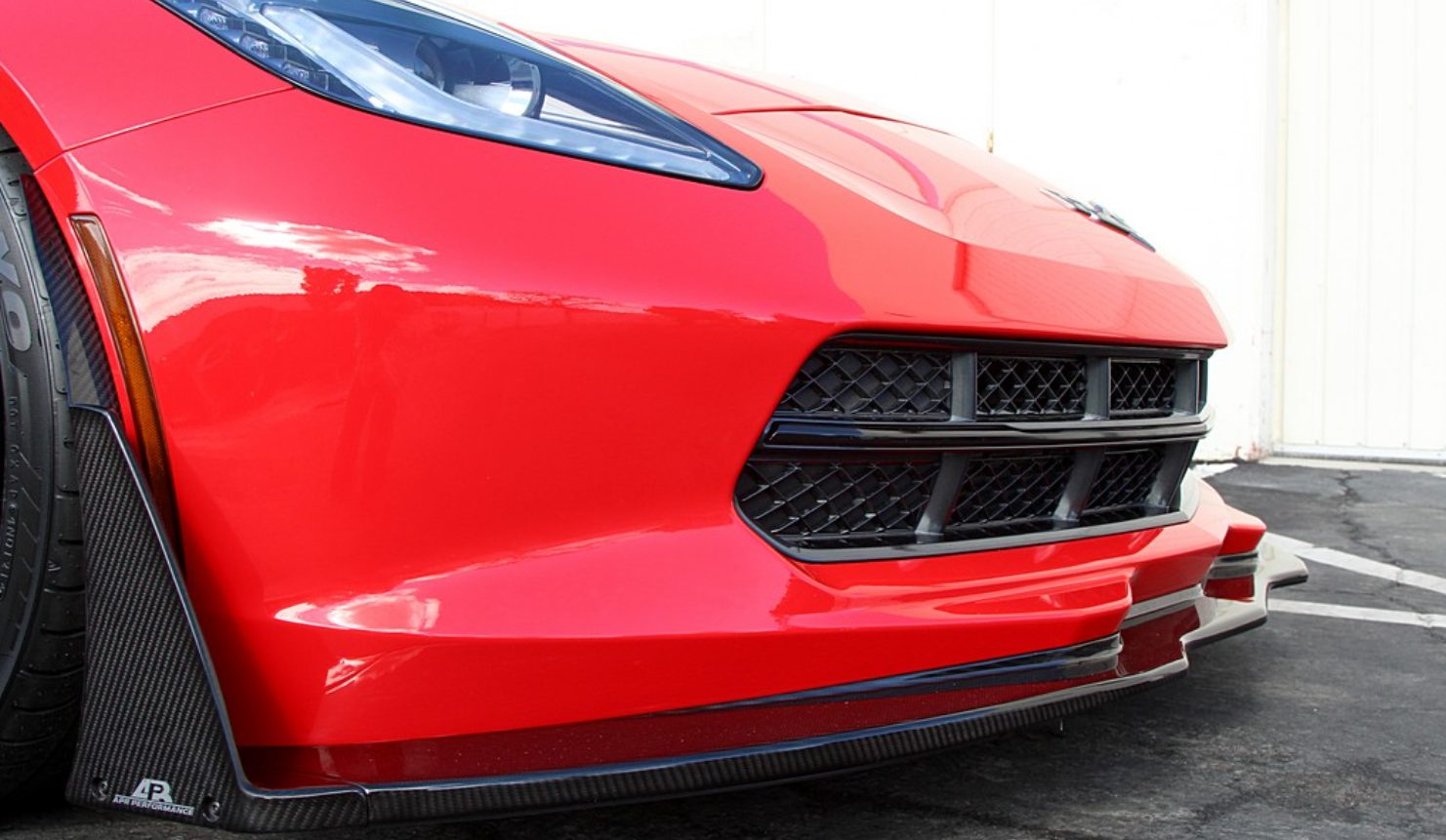 Luxury Sports APR Style Carbon Front Lip For Chevrolet Corvette C7 -PP