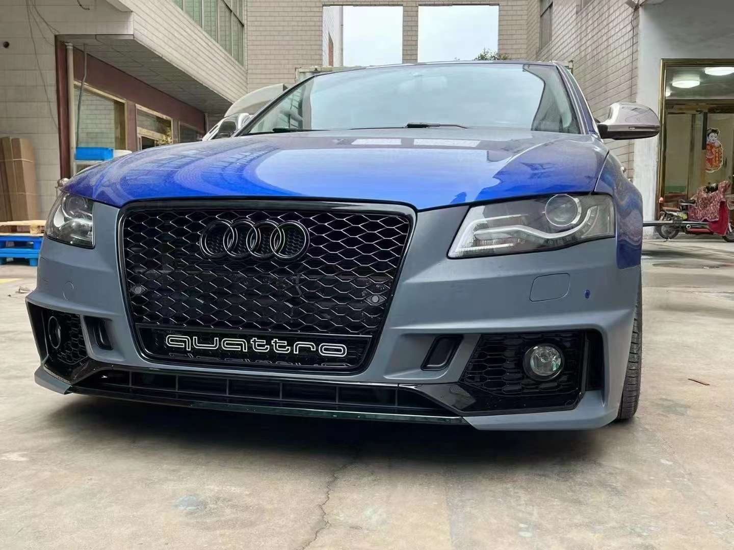 Luxury Sports B9 RS4 Conversion Style Front Bumper For Audi A4/S4 B8 -PP