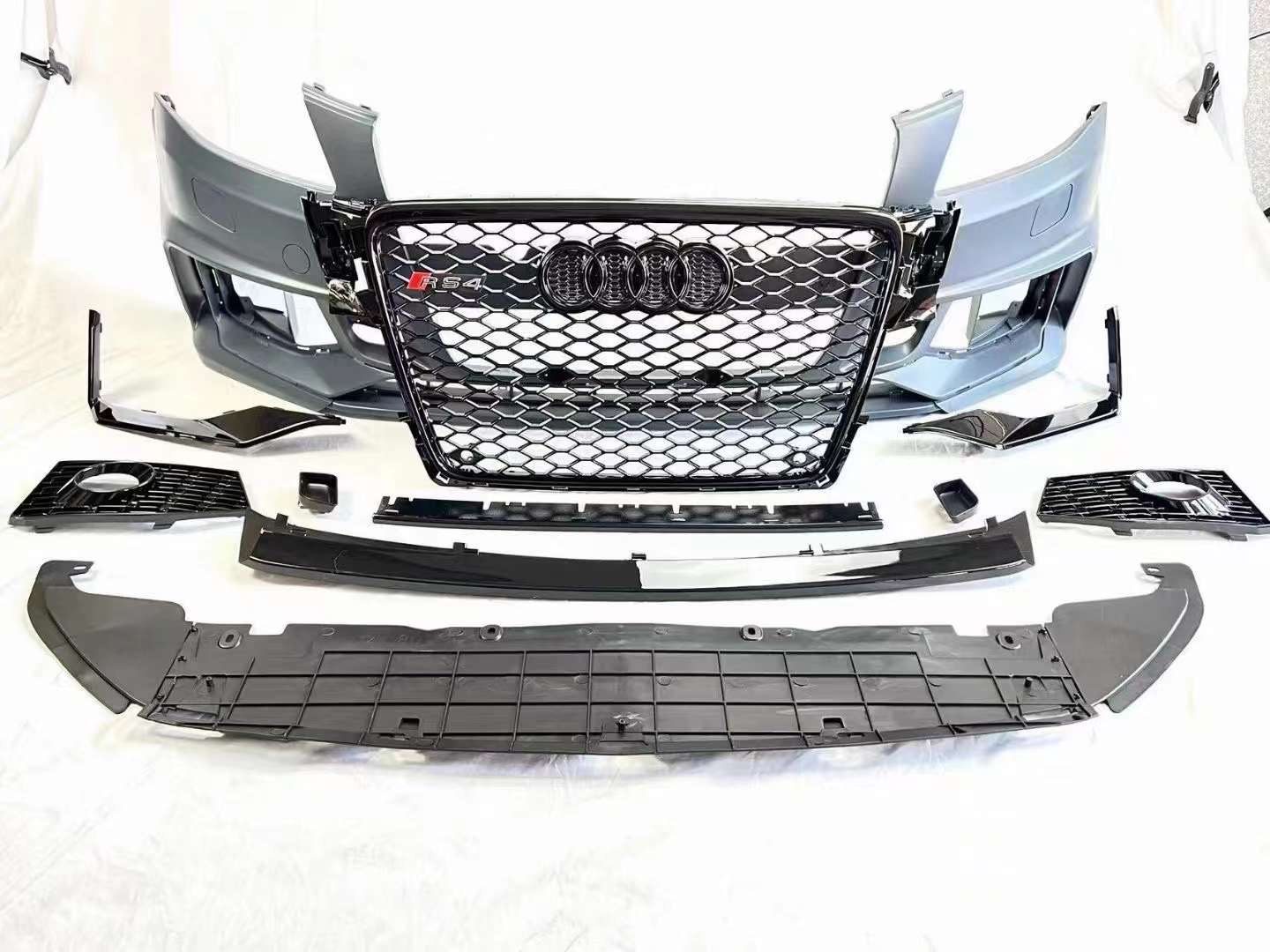 Luxury Sports B9 RS4 Conversion Style Front Bumper For Audi A4/S4 B8 -PP