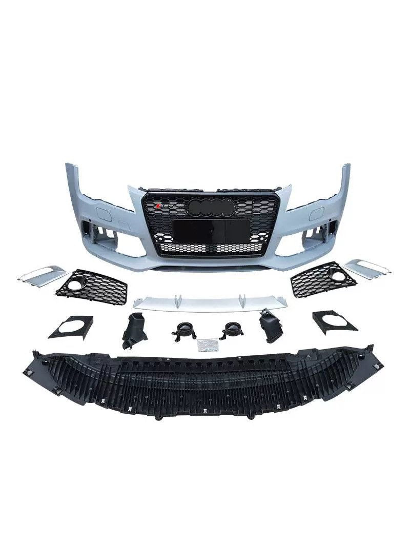 Luxury Sports RS7 Style Front Bumper with grill For Audi A7 C7 11-15 -PP