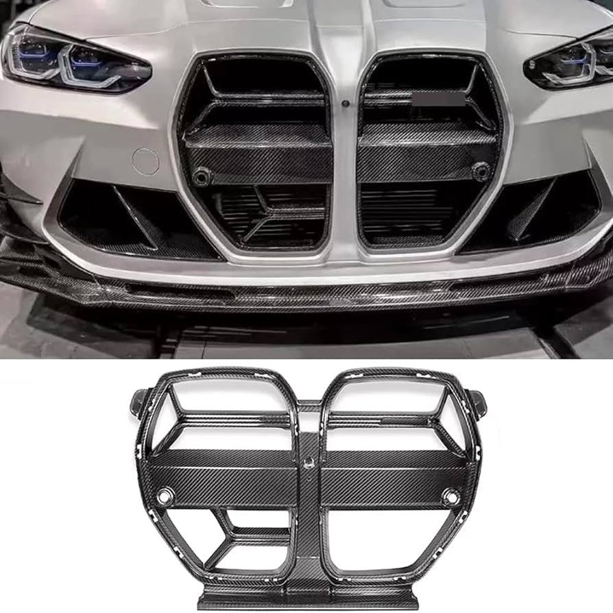 Luxury Sports CLS Style Dry Carbon Front Grill For BMW M3 M4 G80 G82 -PP