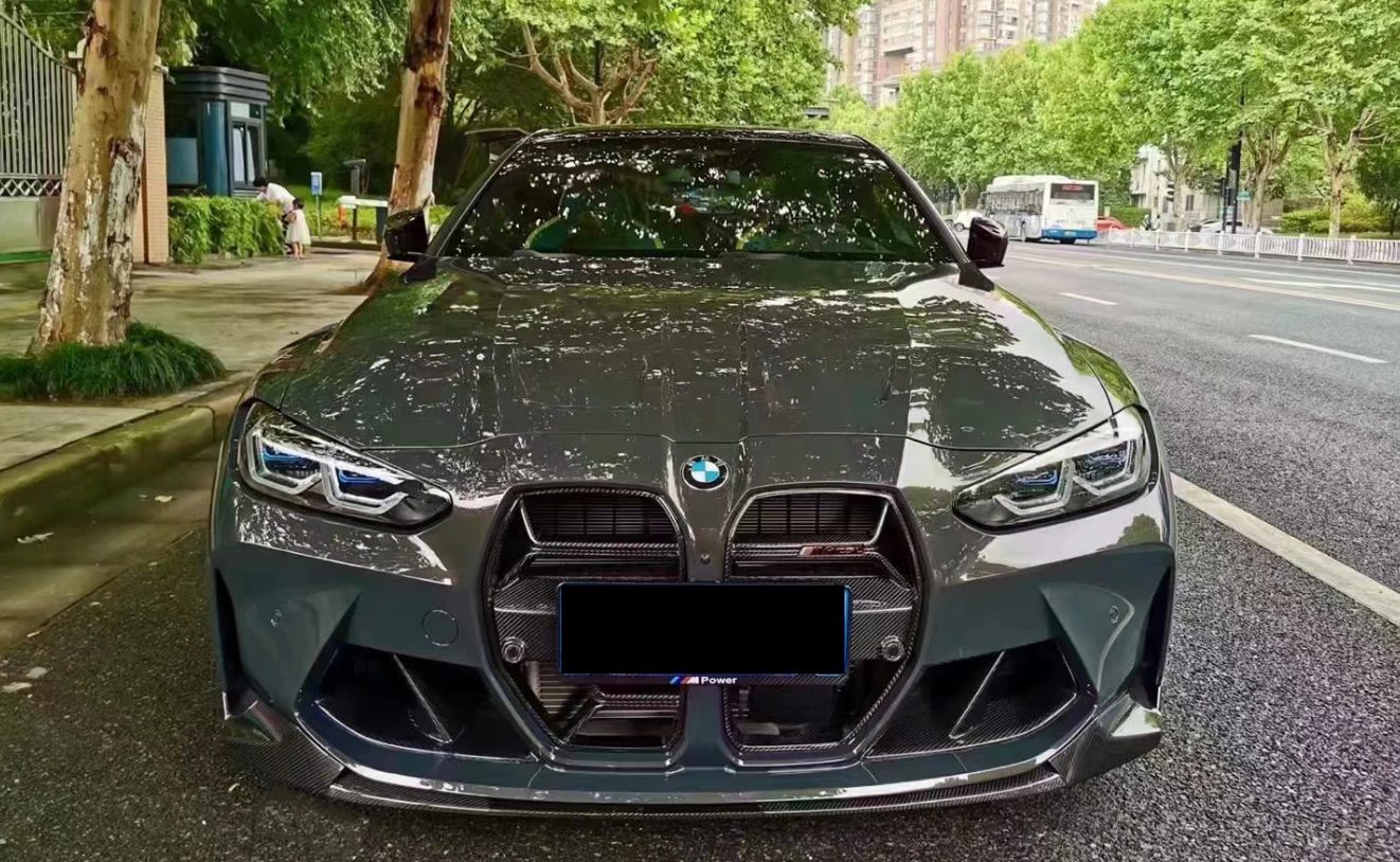 Luxury Sports CLS Style Dry Carbon Front Grill For BMW M3 M4 G80 G82 -PP