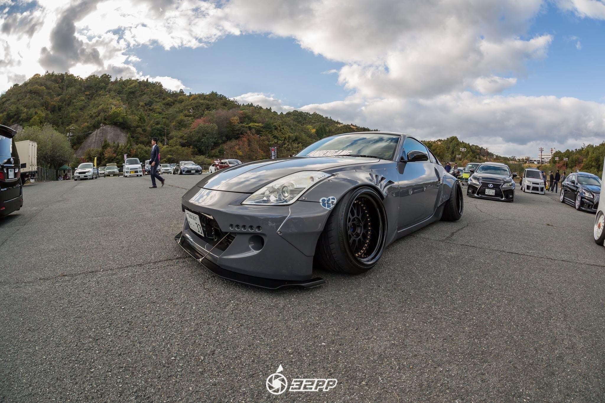 Luxury Sports Rocket Bunny Style Wide Bodykit For Nissan 350z -PP