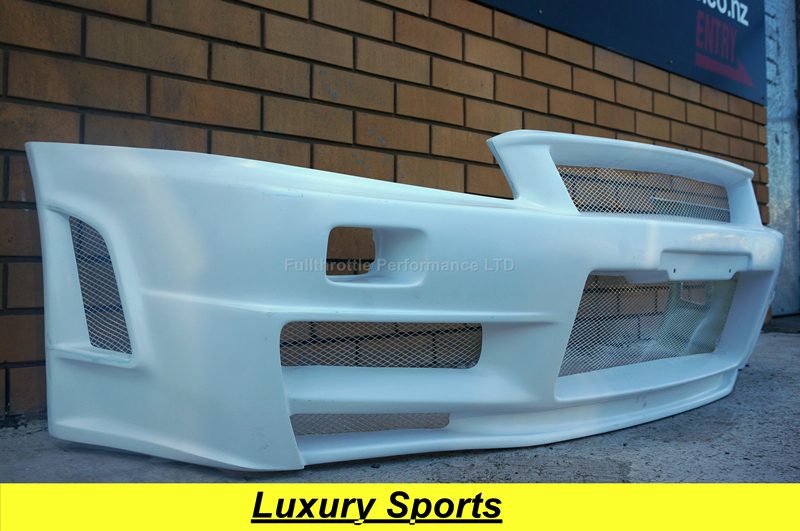 Luxury Sports Ztune Style Front Bumper For Nissan Skyline R34