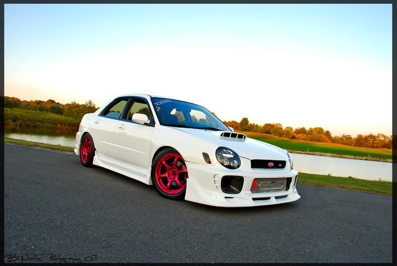 Luxury Sports Cwest Style Front Bumper For Subaru Impreza STI V7