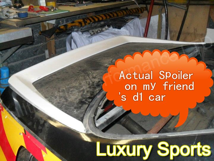 Luxury Sports Boot Spoiler For Nissan Skyline R33 2DR