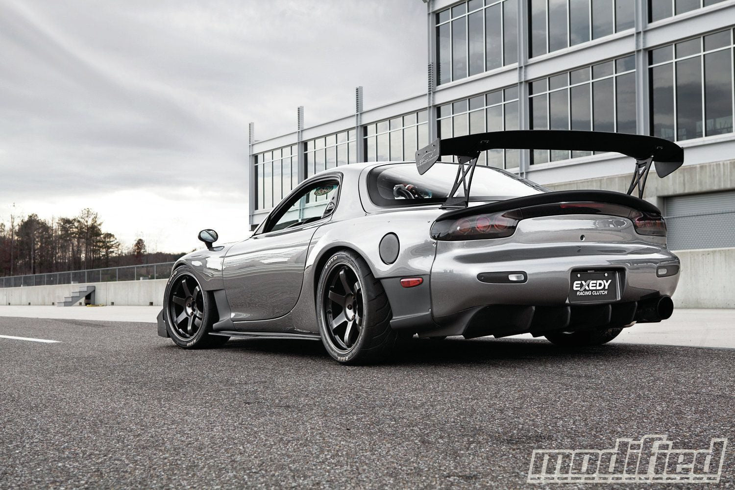 Luxury Sports Feed Style Rear Diffuser For Mazda RX7 FD