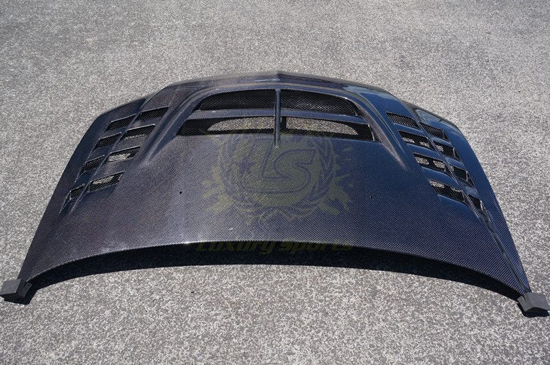 Luxury Sports Voltex Style Carbon Bonnet For Mitsubishi EVO 7-9