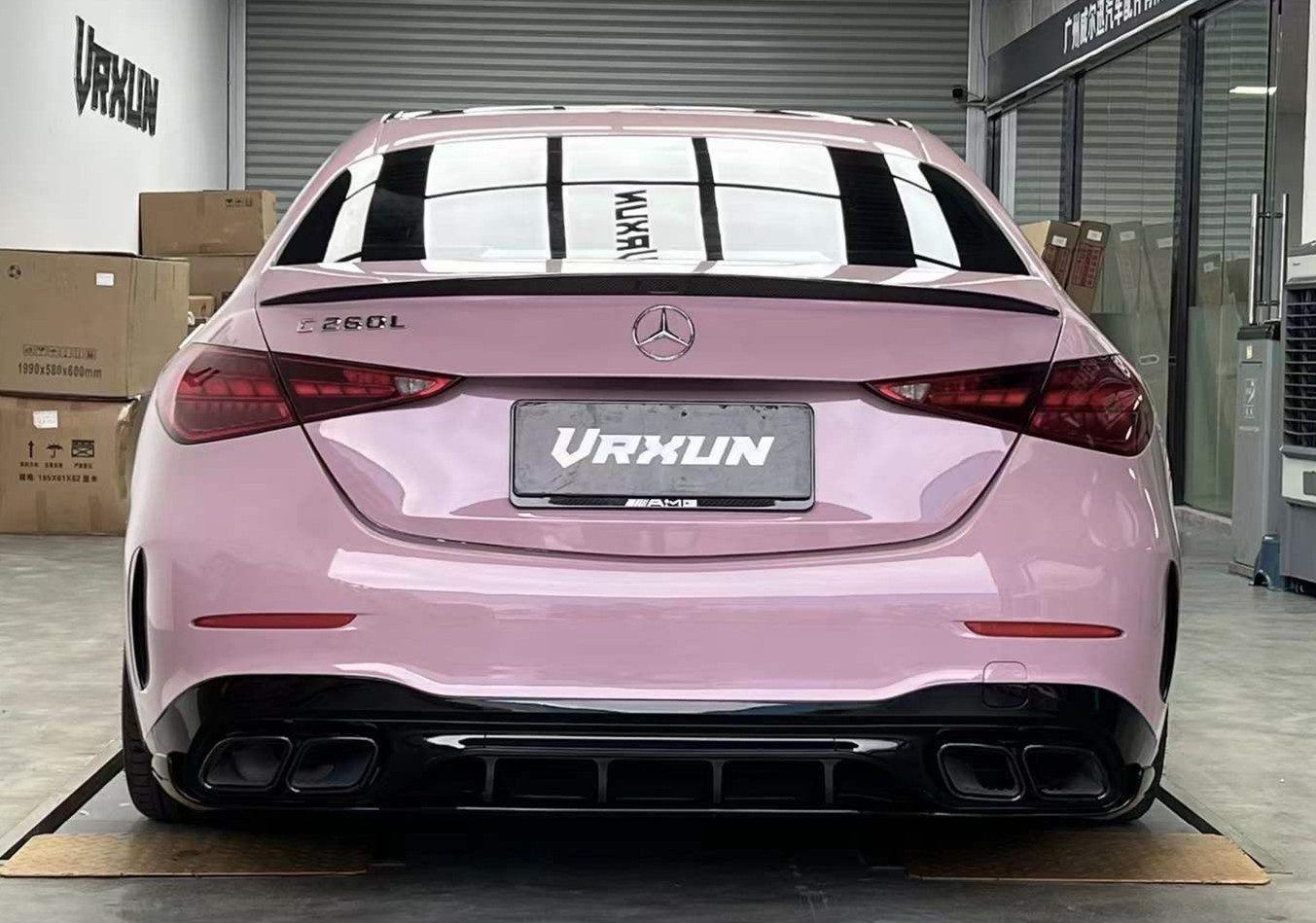 LS C63S AMG Style Rear Diffuser Conversion Mercedes Benz C Class W206 22-24 -PP