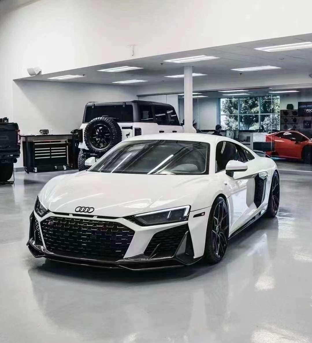 Luxury Sports Facelift New Shape Conversion Bodykit For Audi R8 16-18 -PP