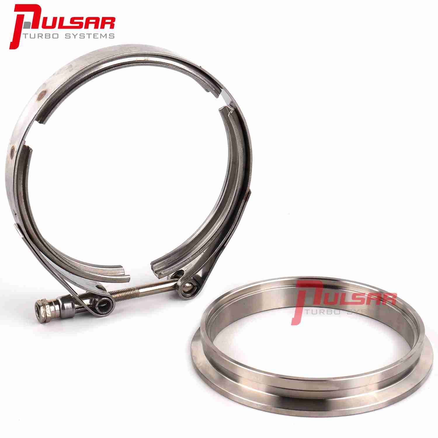 PULSAR 400 T4 Turbo 4â€³ Stainless Steel Flange Clamp Kit