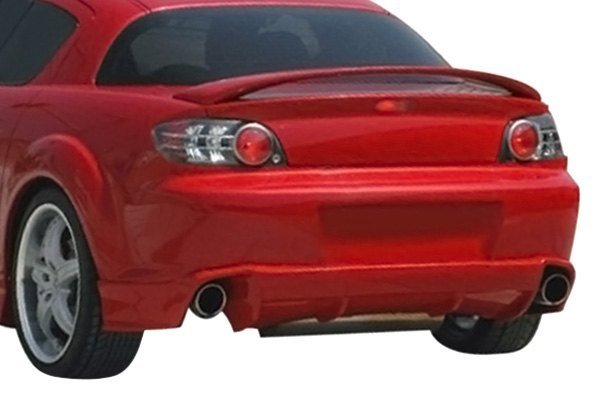 KBD Body Kits Mazda RX8 2004-2008 MS Style 1 Piece Polyurethane Rear Bumper