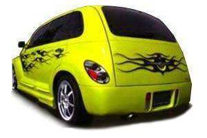 KBD Body Kits Chrysler PT Cruiser 2001-2005 Premier Style 1 Piece Polyurethane Rear Bumper