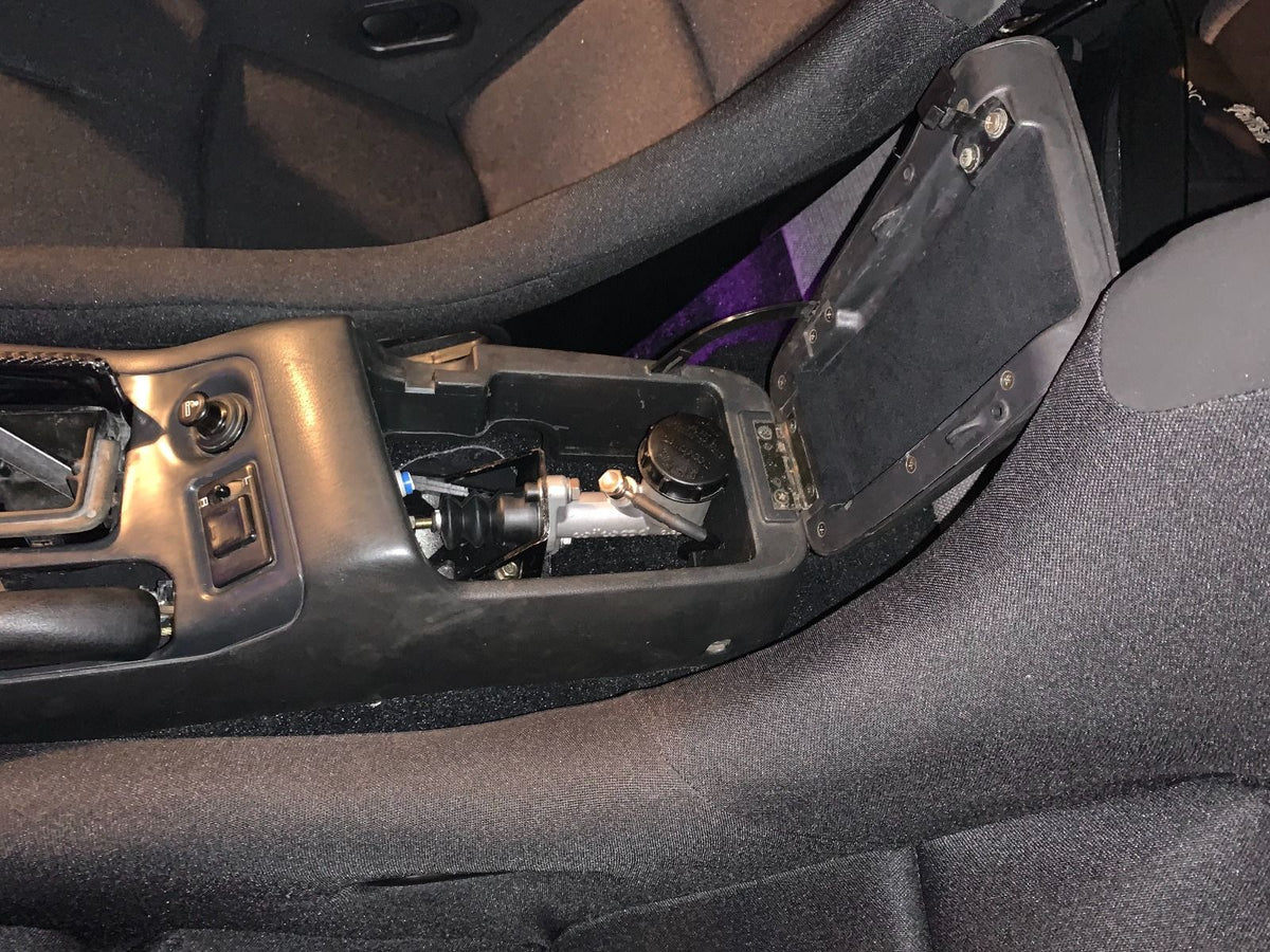 GKTech S-chassis dual caliper Hidden Hydraulic handbrake setup (HDDN-HBRK-KIT2)