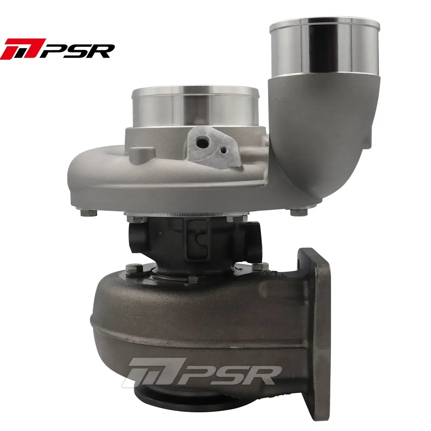 PULSAR Billet 363D 366D 369D DUAL CERAMIC BALL BEARING Turbo with 90Â° Elbow Outlet Compressor