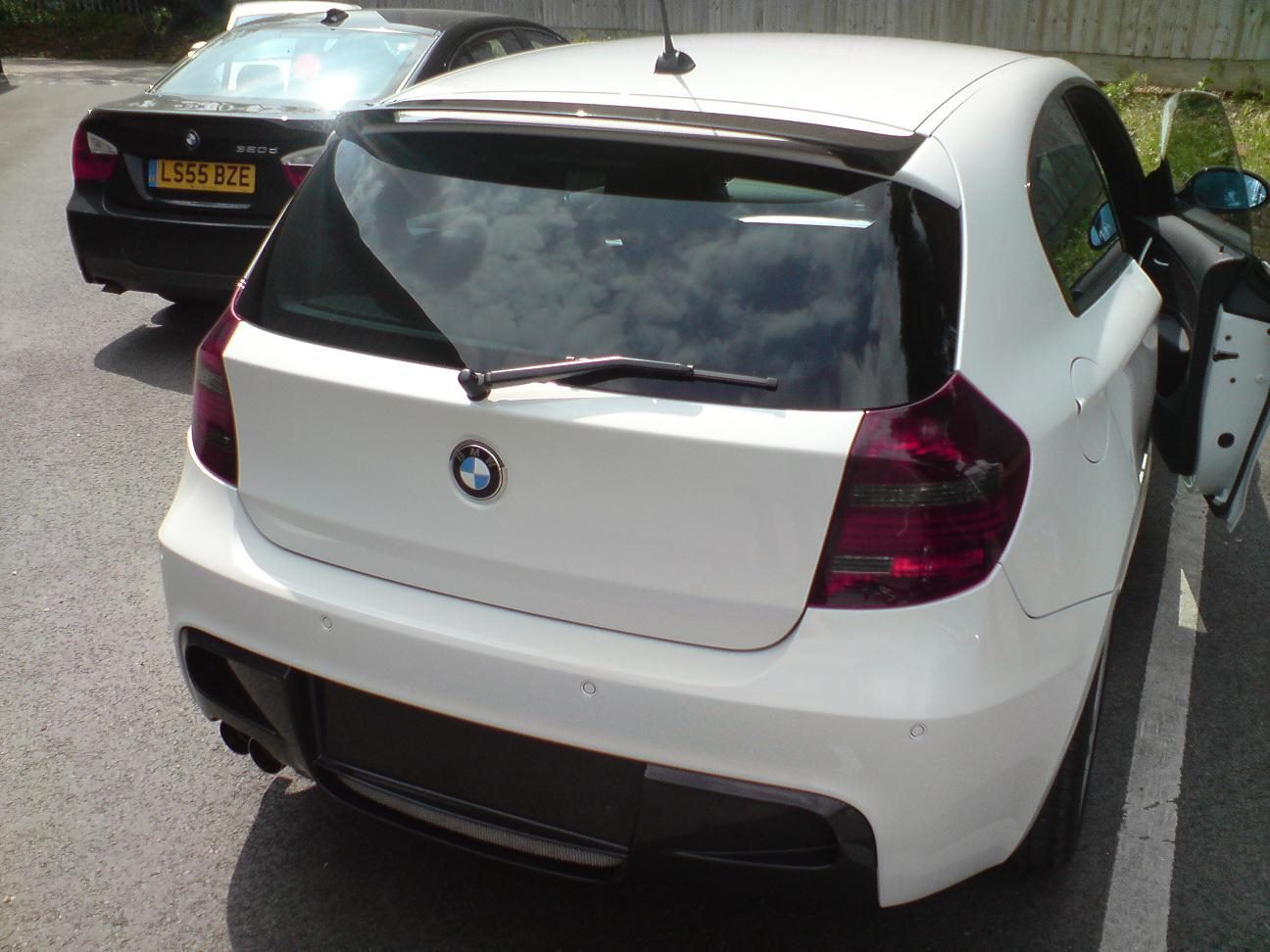 Luxury Sports M Performance Style Roof Spoiler For BMW E87 1 Series CARBON-PP