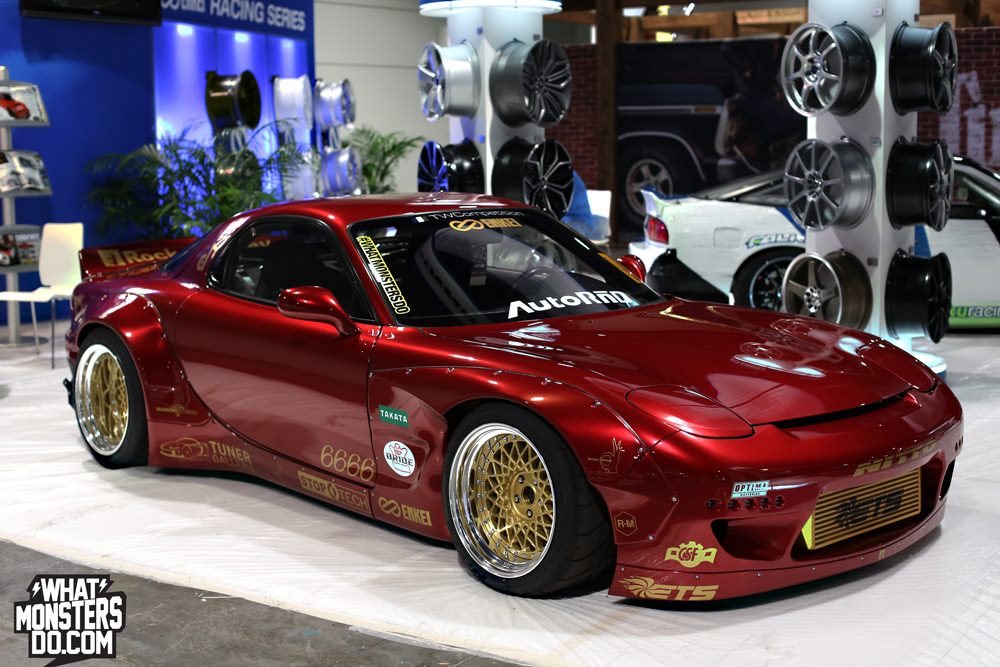 Luxury Sports Rocket Bunny Style Bodykit For Mazda RX7 FD -PP