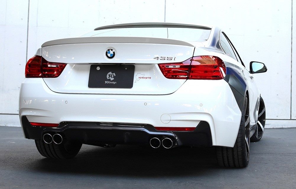 Luxury Sports 3D Style Rear Diffuser For BMW F32 F33 F36 4 Series-PP