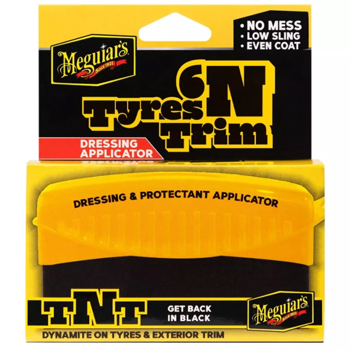 MEGUIARS TYRES N TRIM DRESSING APPLICATOR YELLOW