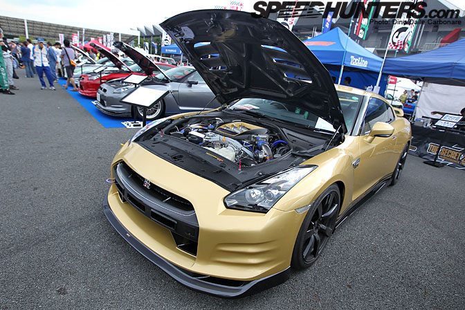 Luxury Sports Top Secret Style Front Bumper+Front Diffuser For R35 GTR -PP