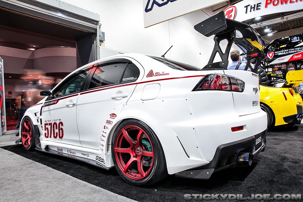 Luxury Sports Varis Street Style GT Spoiler For EVO X Carbon -PP