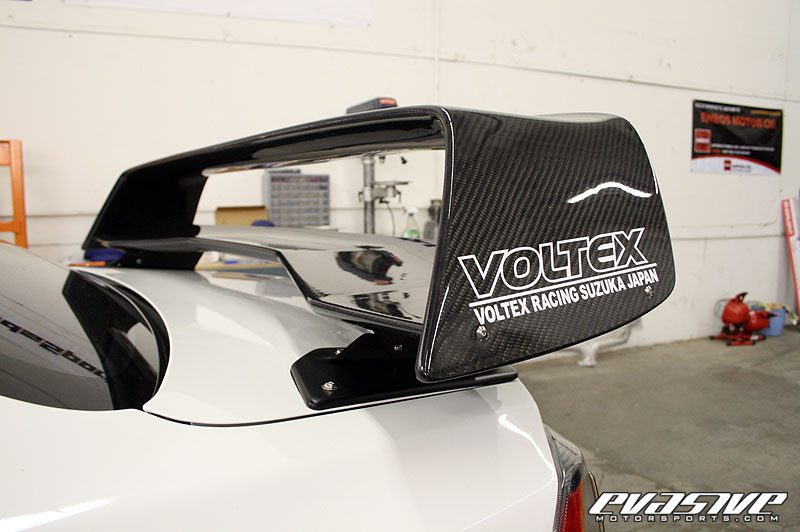 Luxury Sports Voltex Type 9 Style Rear Spoiler For EVO X Carbon