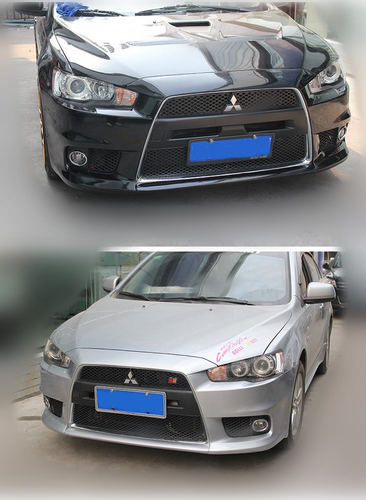 Luxury Sports EVO X Style Front Bumper For Mitsubishi Lancer 09-16 -PP