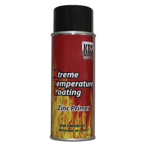 KBS XTC XTREME TEMP COATING ZINC PRIMER GREY AEROSOL 350ML