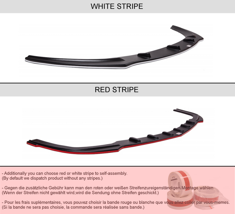 Front Splitter (Cupra) Fiesta MK7 ST Facelift 2013-17 Maxton Design