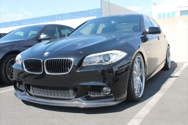 Luxury Sports Arkym Style Carbon Front Lip BMW F10 F18 M Tech Bumper 10-18 -PP