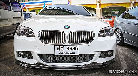 Luxury Sports Arkym Style Carbon Front Lip BMW F10 F18 M Tech Bumper 10-18 -PP