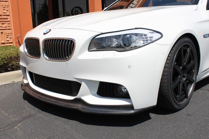 Luxury Sports Arkym Style Carbon Front Lip BMW F10 F18 M Tech Bumper 10-18 -PP