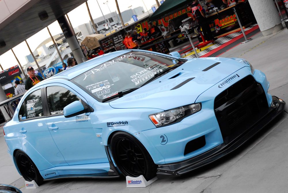 Luxury Sports Varis V1 Style Wide Bodykit For Mitsubishi EVO X -PP