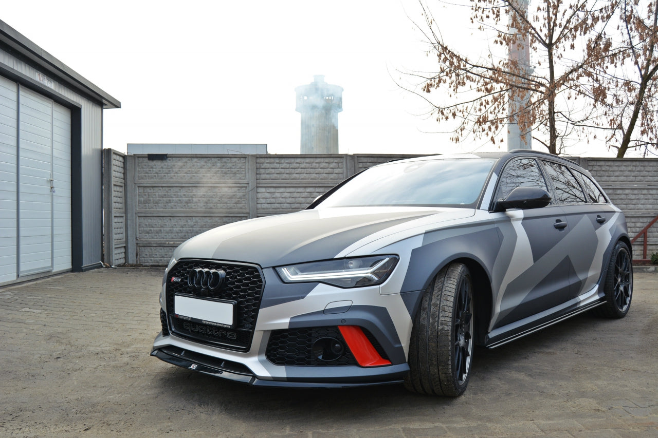 Front Splitter V.2 Audi RS6 C7 2013-UP Maxton Design