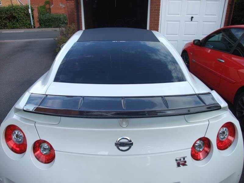 Luxury Sports Wald Style Gurney Flap Spoiler For GTR R35 Carbon -PP