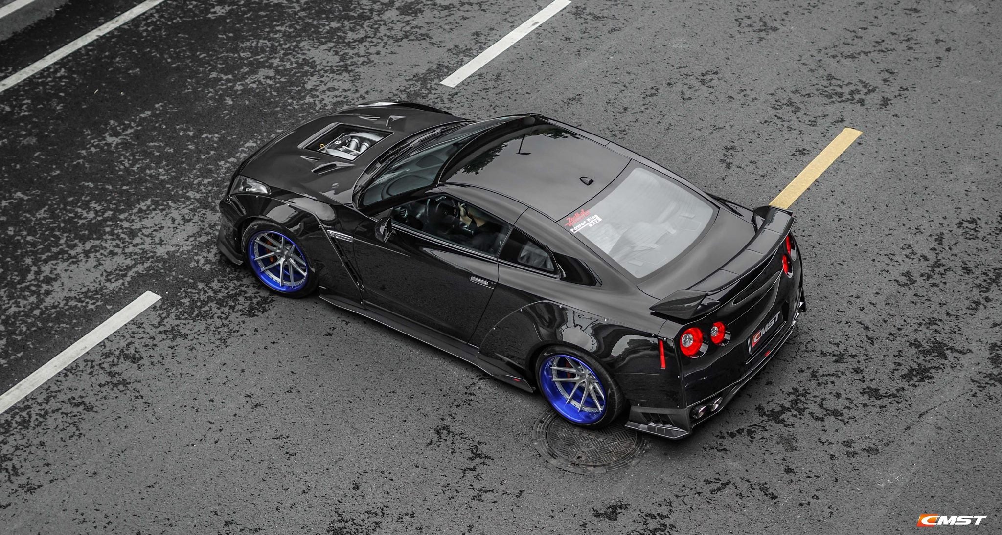 Luxury Sports CMST Style Carbon Bonnet For GTR R35 -PP