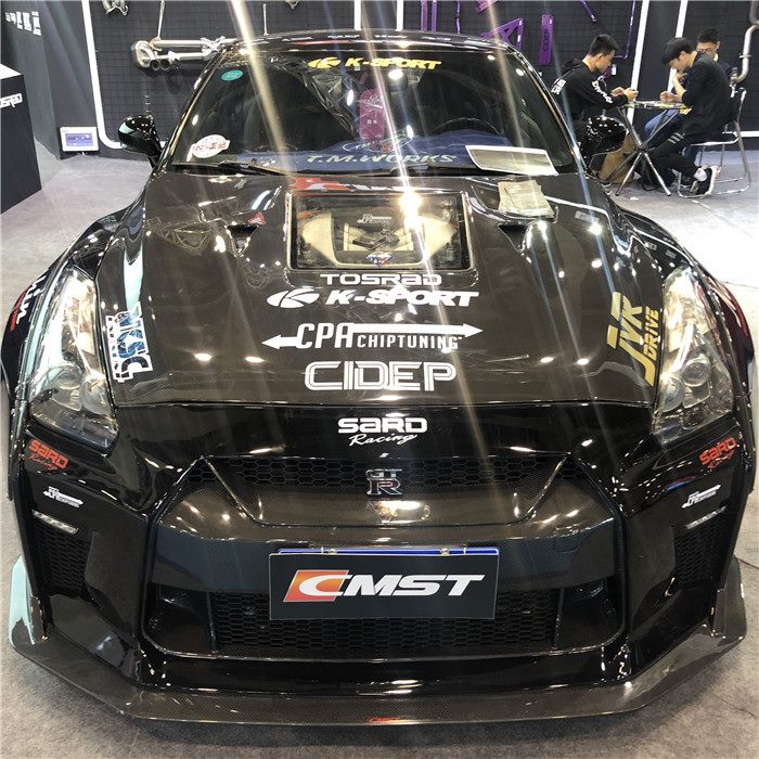 Luxury Sports CMST Style Carbon Bonnet For GTR R35 -PP