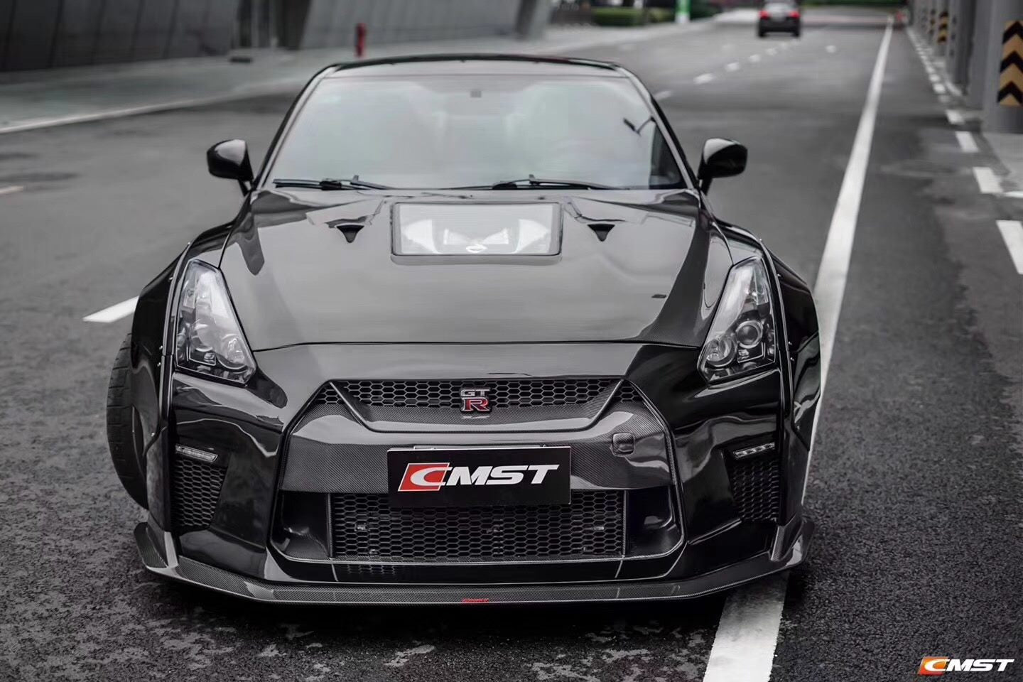 Luxury Sports CMST Style Carbon Bonnet For GTR R35 -PP