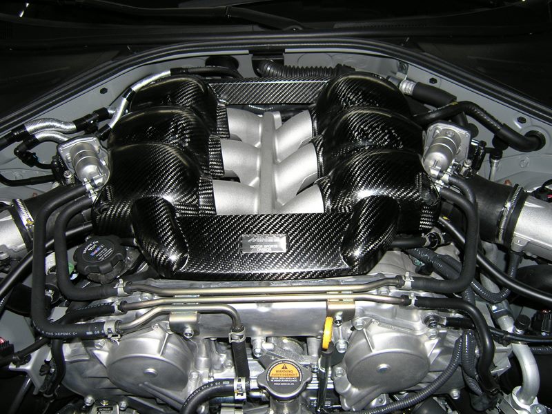 Luxury Sports Mines Style Engine Cover For Nissan R35 -PP