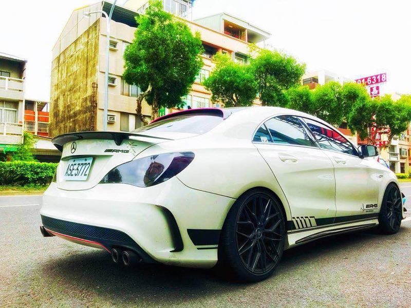 Luxury Sports Renntech R1 Style Boot Spoiler Mercedes Benz W117 CLA 14-19 -PP