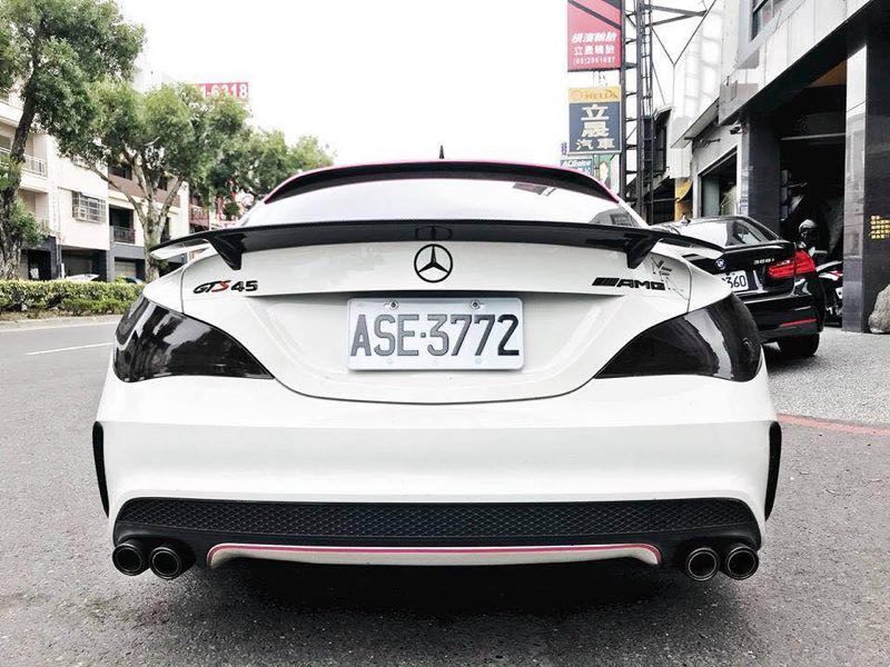 Luxury Sports Renntech R1 Style Boot Spoiler Mercedes Benz W117 CLA 14-19 -PP