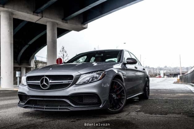 Luxury Sports Brabus Style Front Lip For Mercedes Ben W205 C63 AMG -PP