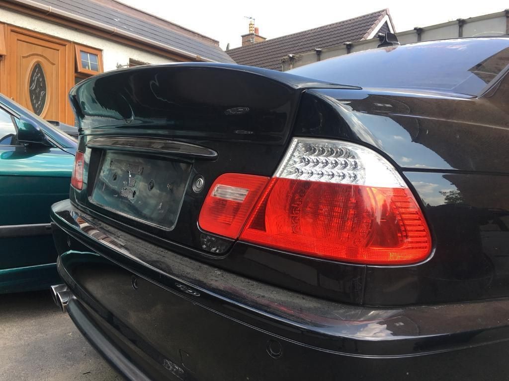 Luxury Sports CSL Style Boot Spoiler For BMW E46 2DR 4DR -PP