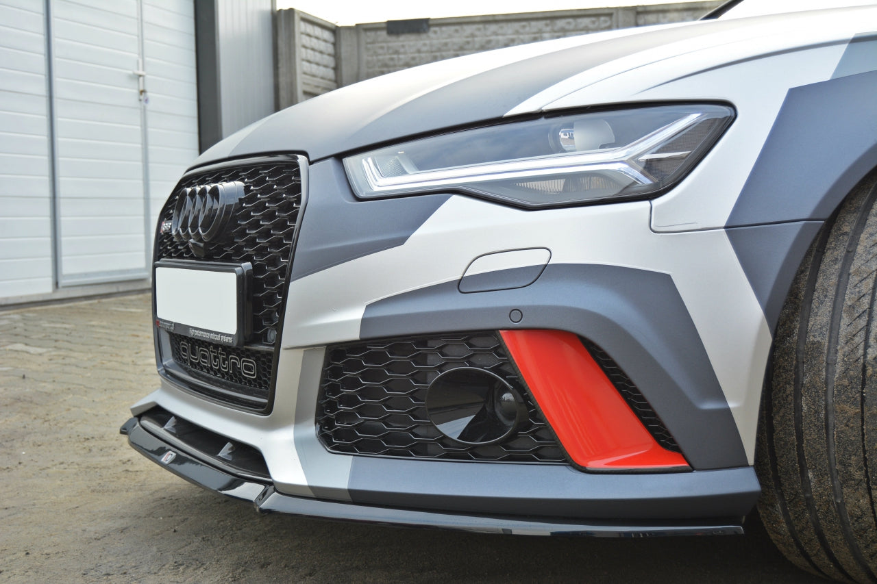 Front Splitter V.2 Audi RS6 C7 2013-UP Maxton Design