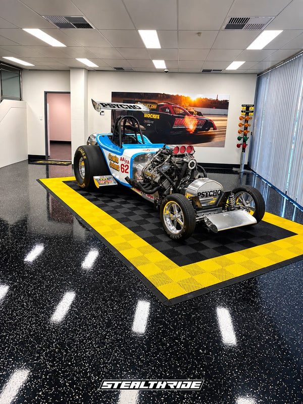 Inside Rocket Industries & Aeroflow Performance's Race Shop.