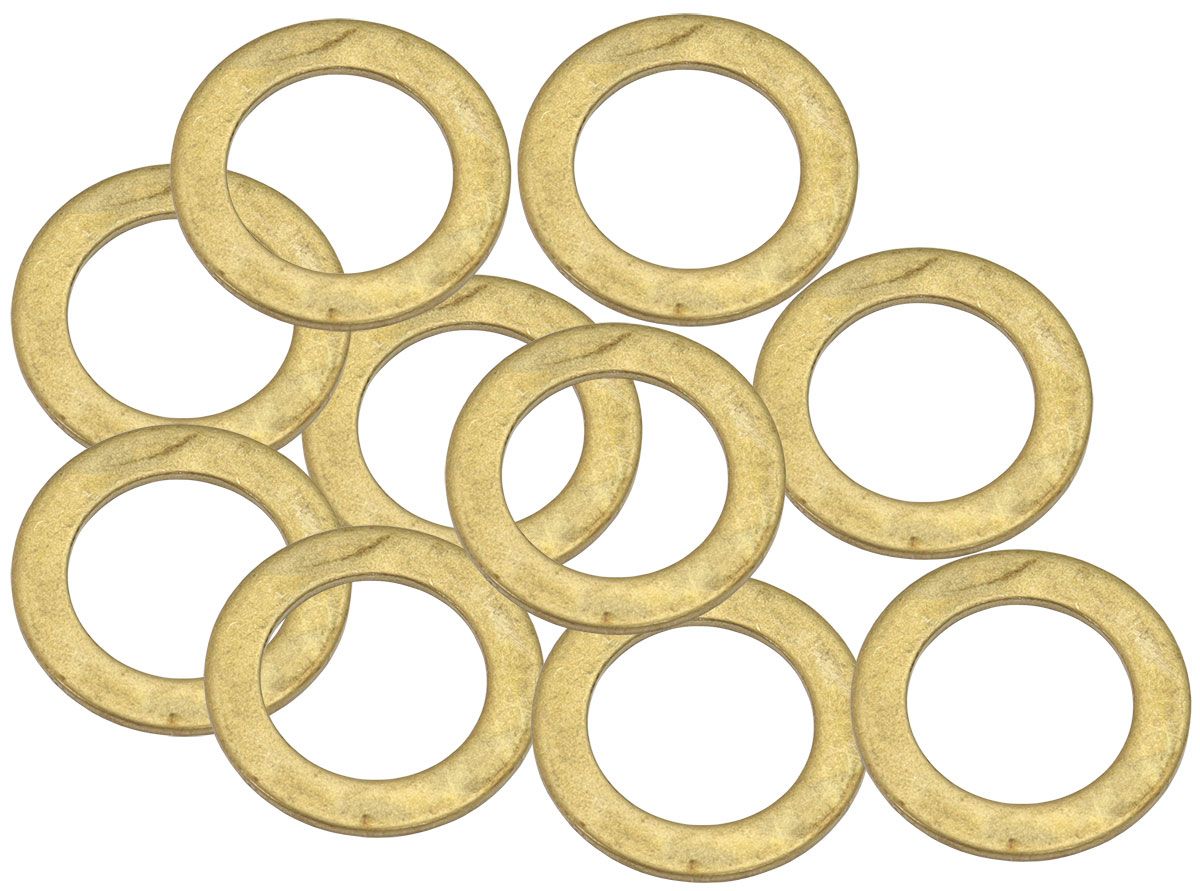 Aeroflow Metric Brass Washers 12mm I.D, 18mm O.D AF181-12