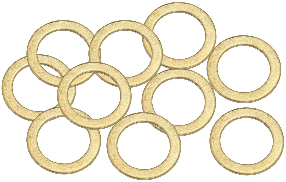 Aeroflow Metric Brass Washers 14mm I.D, 20mm O.D AF181-14