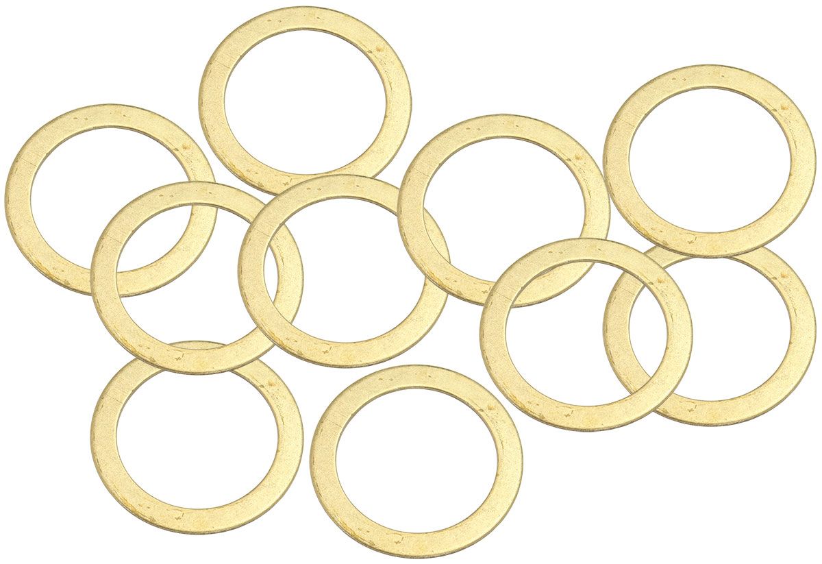 Aeroflow Metric Brass Washers 24mm I.D, 32mm O.D AF181-24